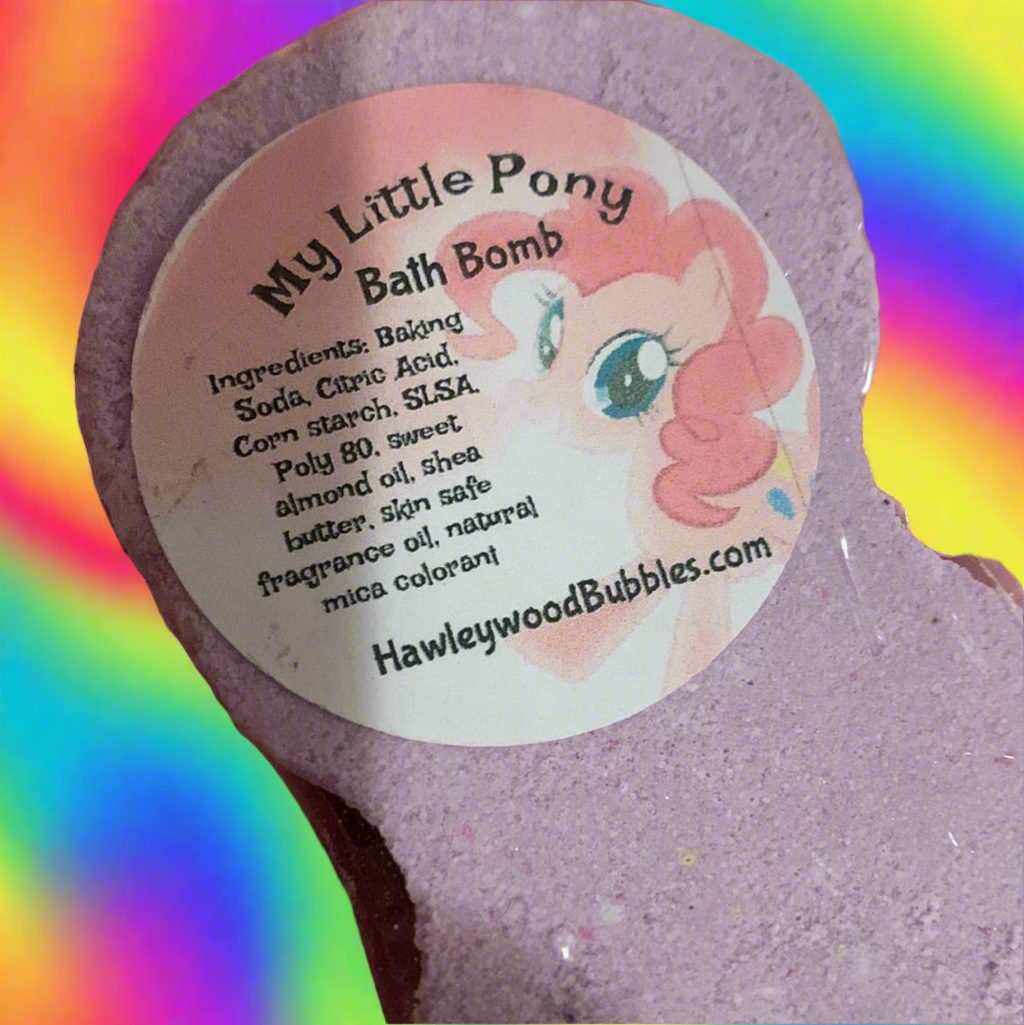 Little Pony Bath Bomb with Toy Inside!