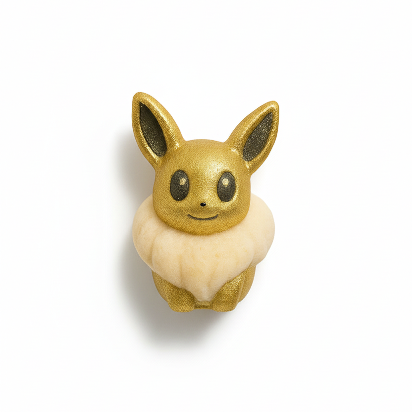 Eevee Pokémon Bath Bomb – 4 oz | Hand-Painted with Surprise Figure Inside