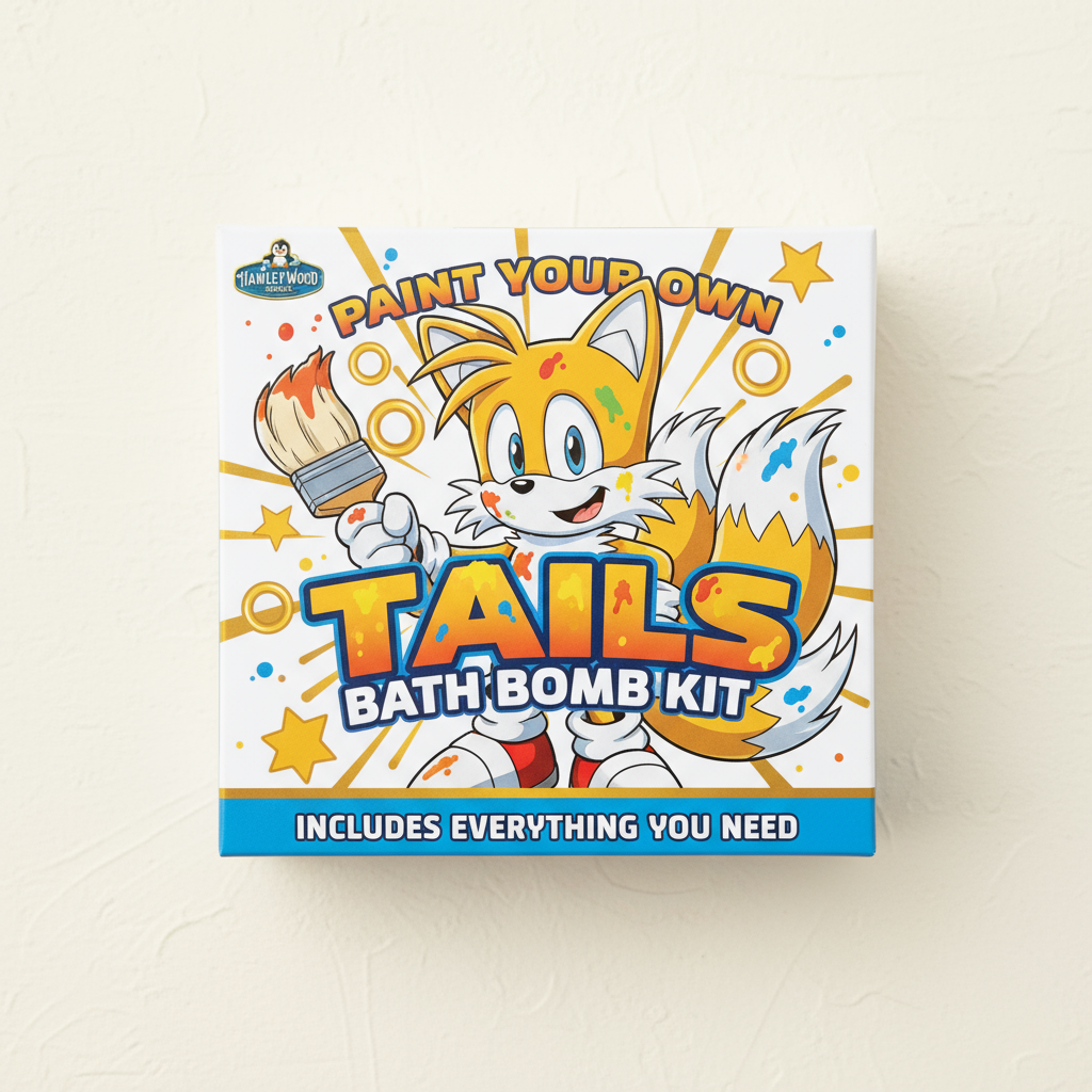 π¨ Paint Your Own Tails Bath Bomb Kit | DIY Craft Activity with Surprise Toy