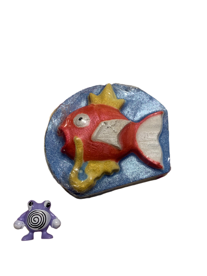 Magical Carp Fish Anime Gaming Fighter Character with surprise toy