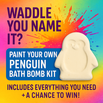 Paint Your Own Penguin Kit(FREE with $25 Purchase) (Limited Edition – Includes Entry to Win a Prize!)
