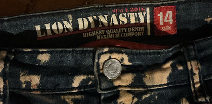 Waistband size tag Boys 14 Slim