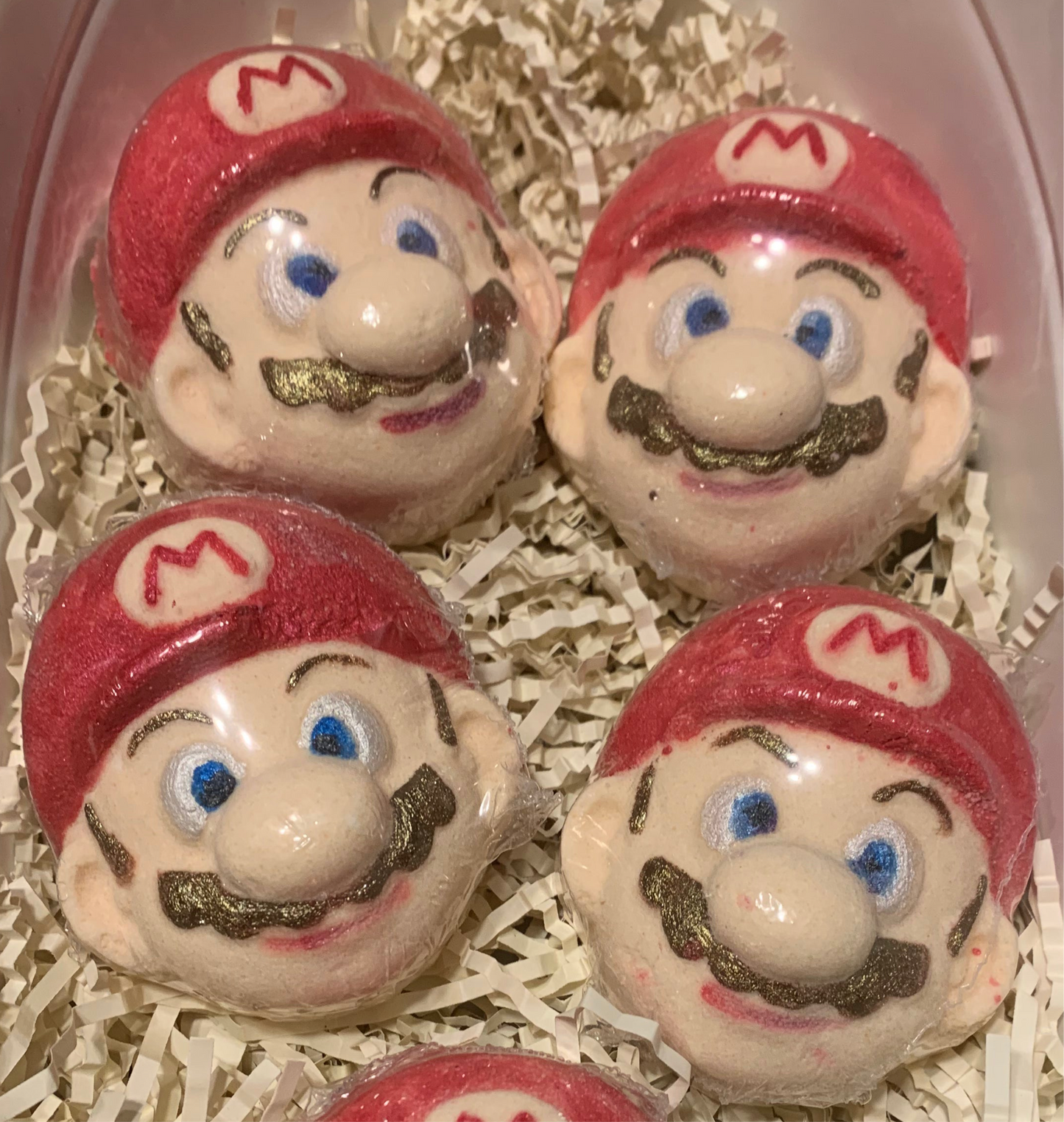 Mario Bros. Character Bath Bombs