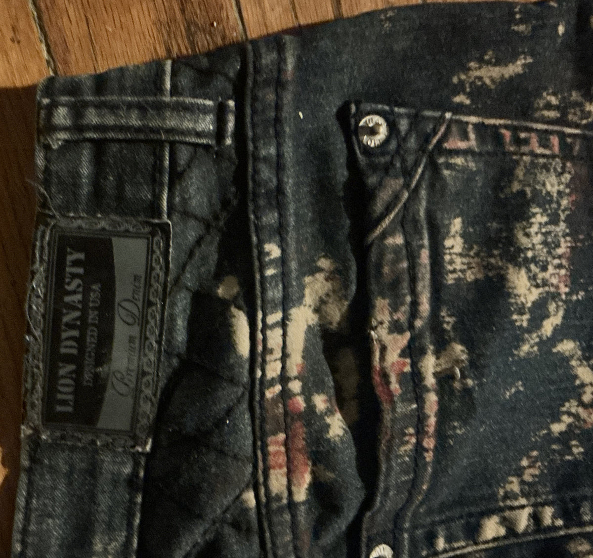 Designed in USA back patch