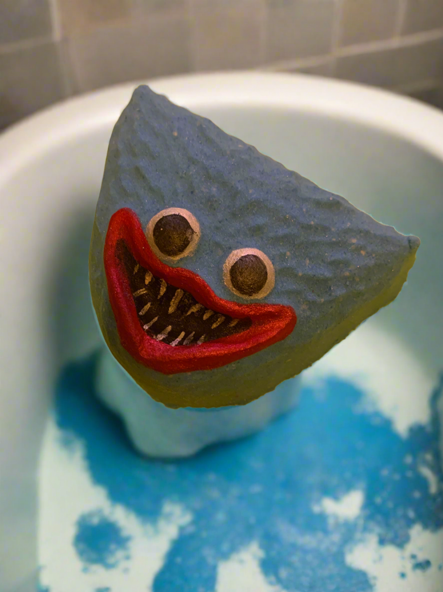 Blue Monster Hug Guy Bath Bomb with Surprise Inside