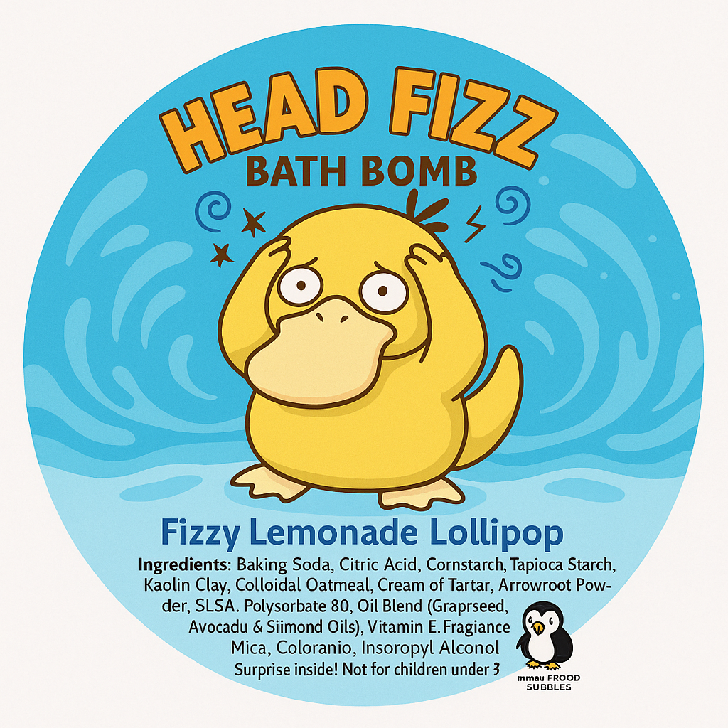 Psyduck bath bomb