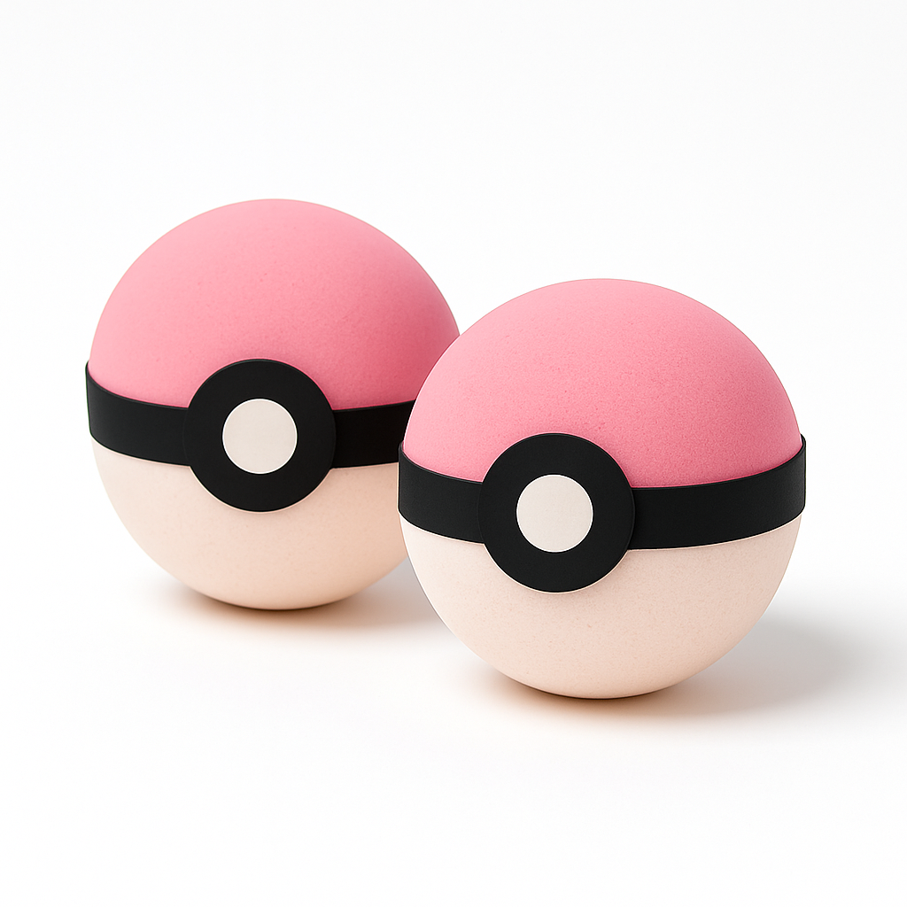 Pokéball Collection 6-Piece Bath Bomb Gift Set — Core Colors with Surprise Toys Inside!
