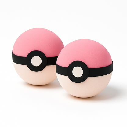 Pokéball Collection 6-Piece Bath Bomb Gift Set — Core Colors with Surprise Toys Inside!