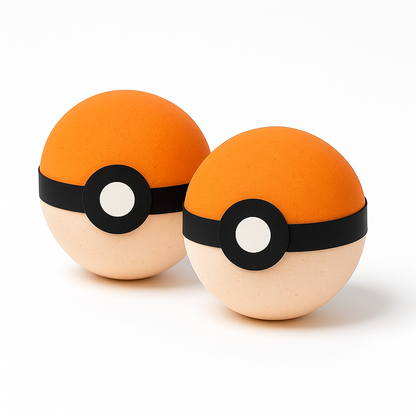 Pokéball Collection 6-Piece Bath Bomb Gift Set — Core Colors with Surprise Toys Inside!
