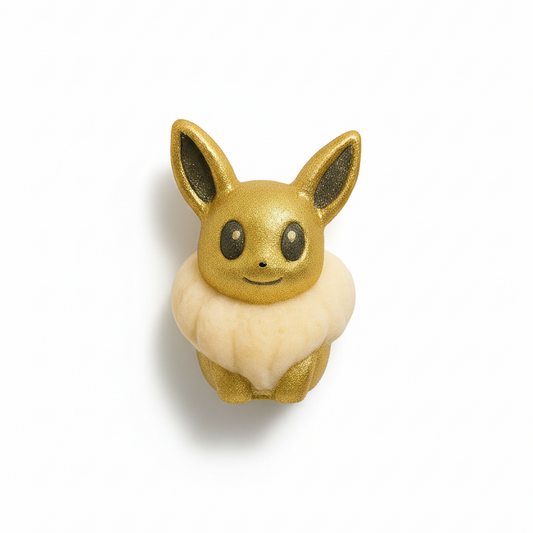 Eevee Pokémon Bath Bomb – 4 oz | Hand-Painted with Surprise Figure Inside