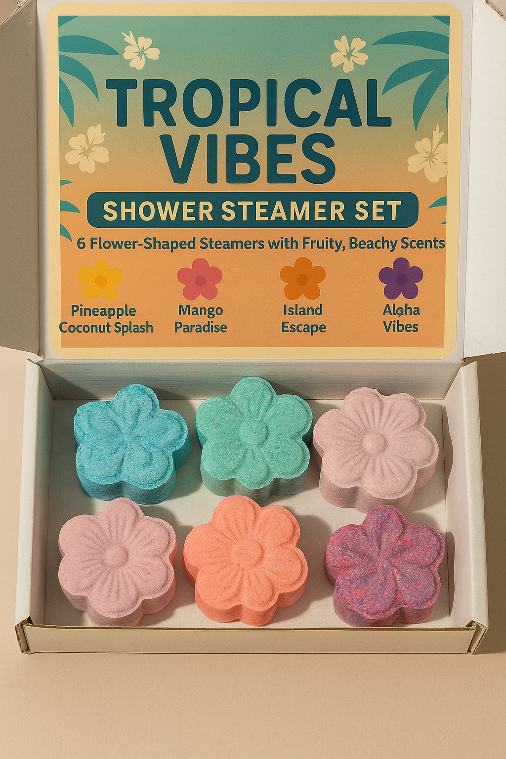 Tropical Vibes Shower Steamer Set