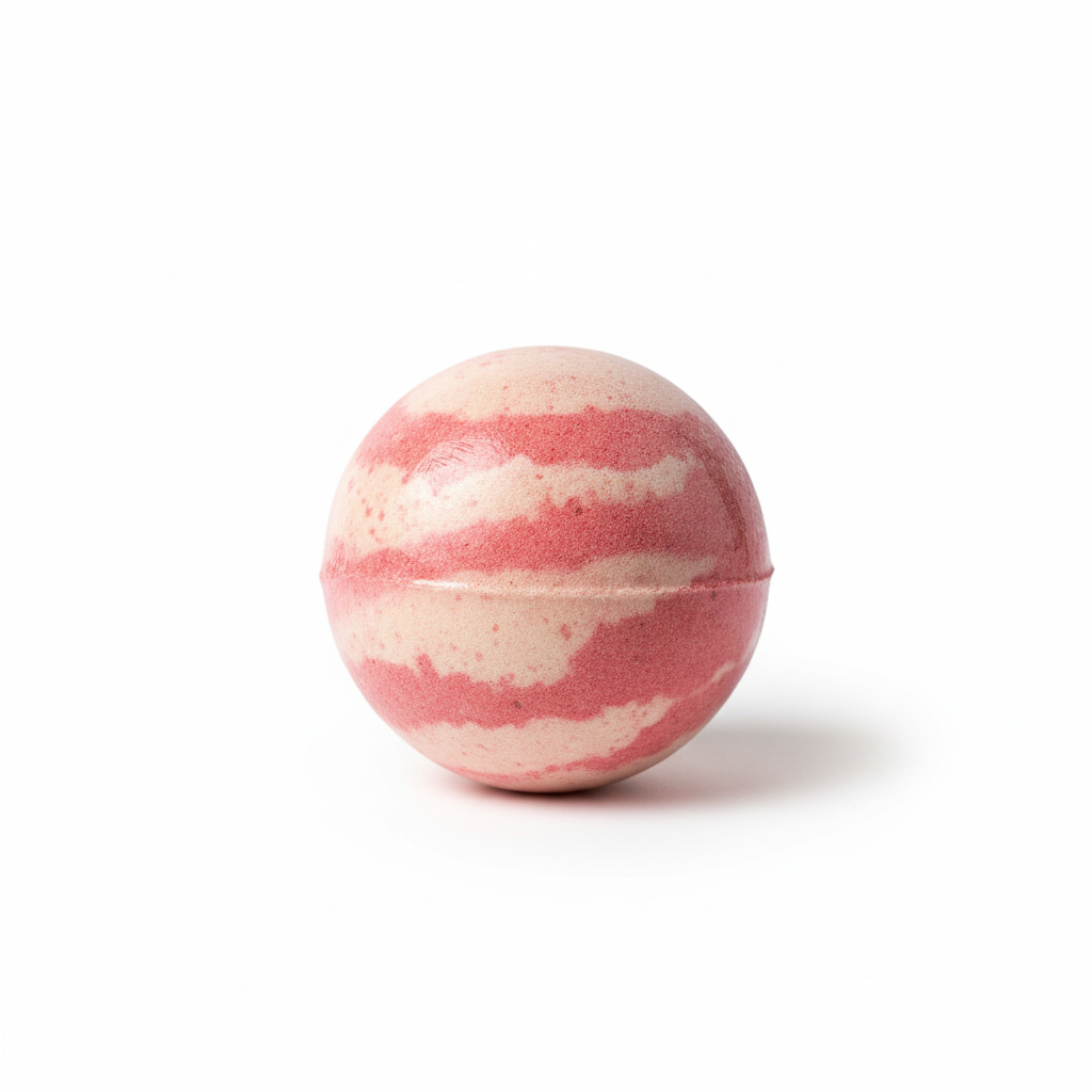 Professional bath bomb hero shot