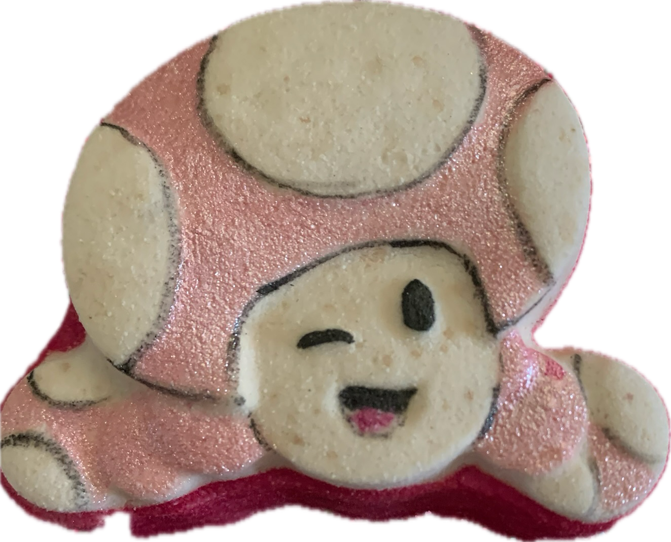 Toadette Character Bath Bomb with Surprise Toy Inside