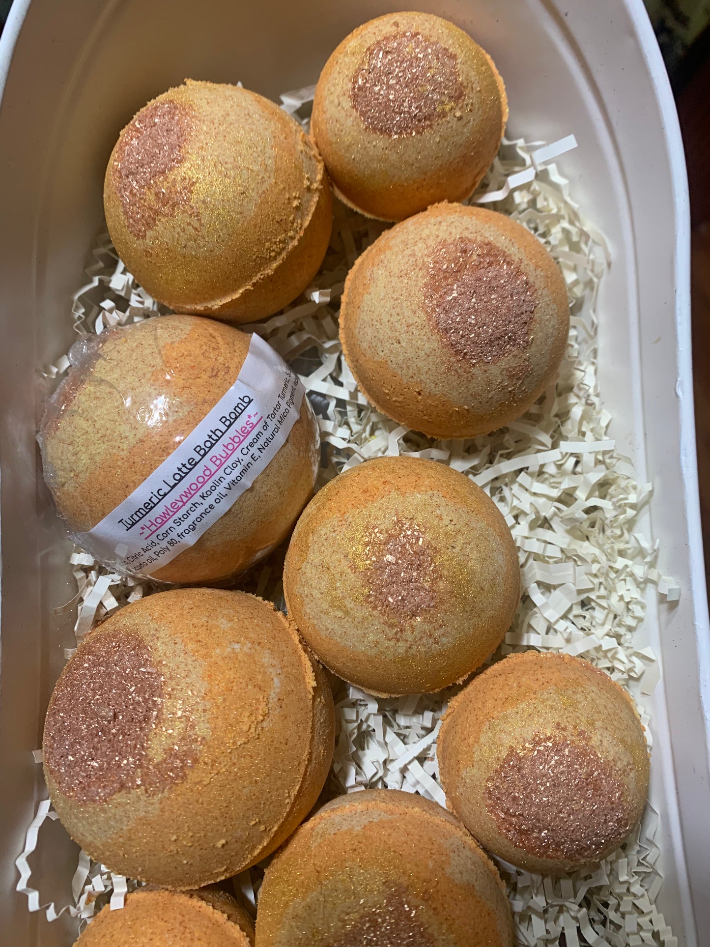 Turmeric Latte Bath Bomb