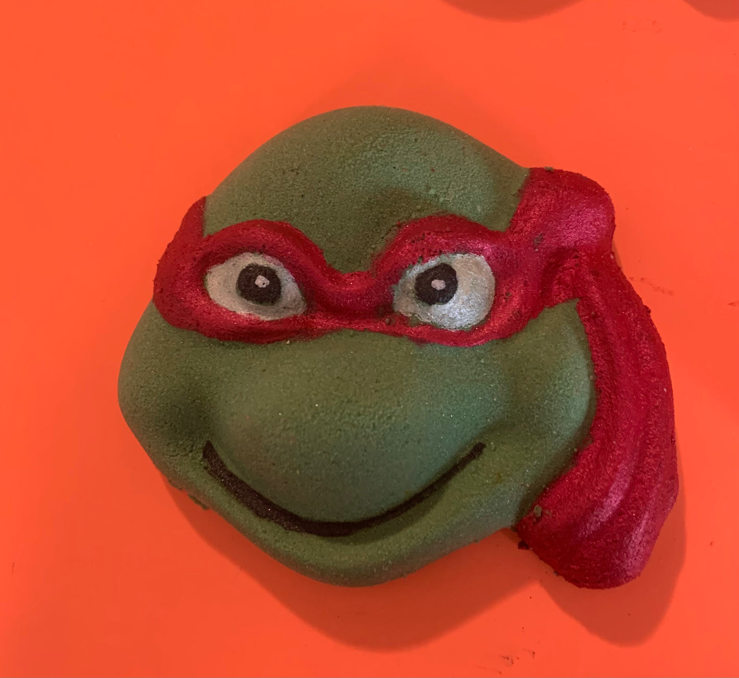 Turtle Fighters Team Ninjas who love Pizza Bath Bomb containing surprise toys