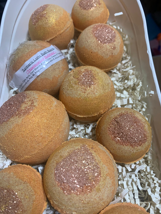 Turmeric Latte Bath Bomb
