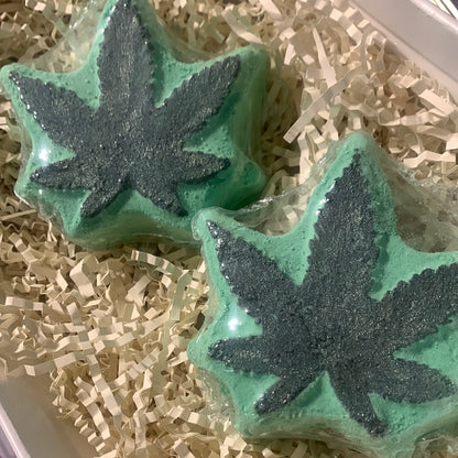 Hemp Leaf Bath Bomb