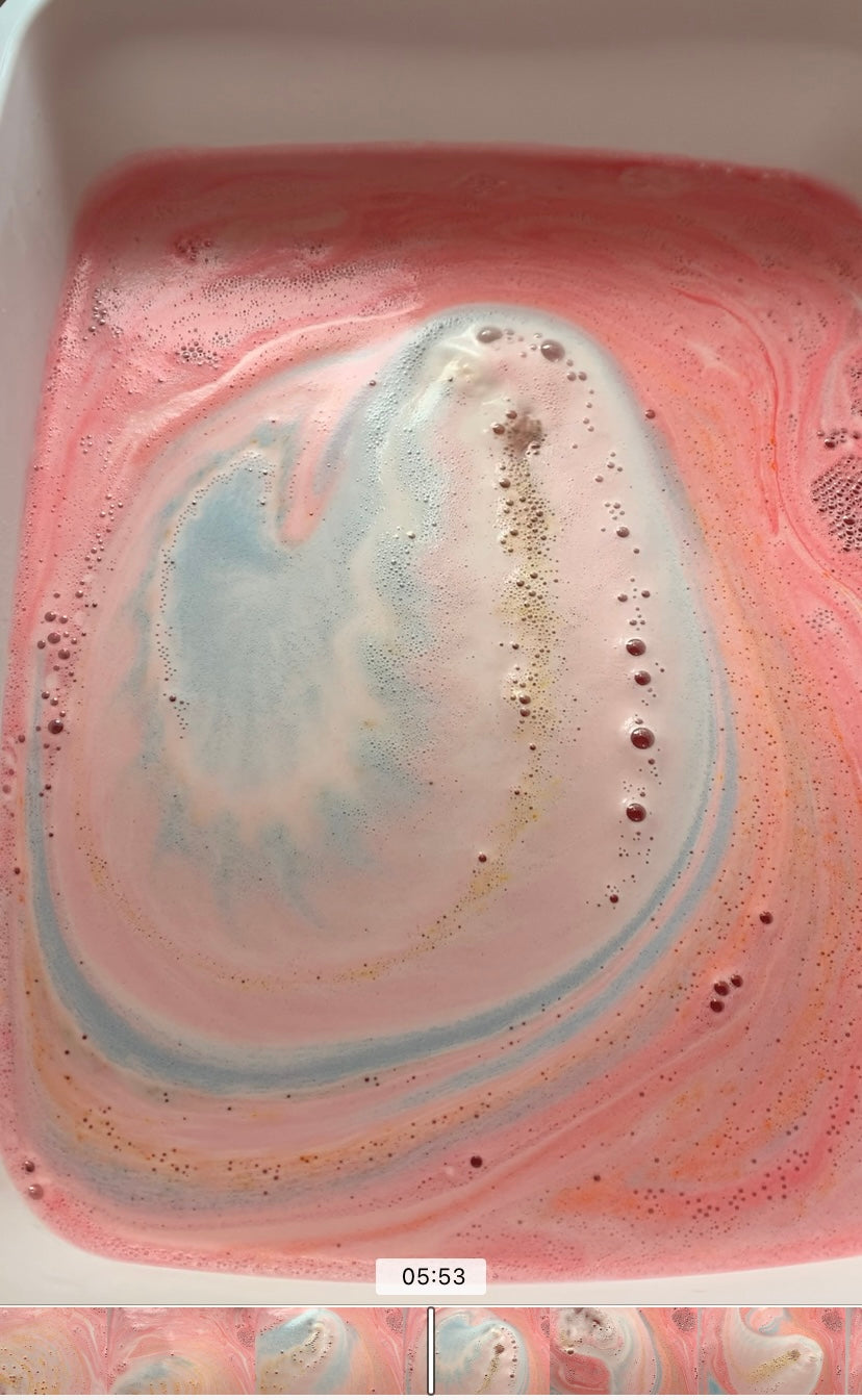 Pokemon Pokéball Bath Bomb with hidden figure inside!