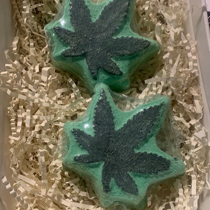 Hemp Leaf Bath Bomb
