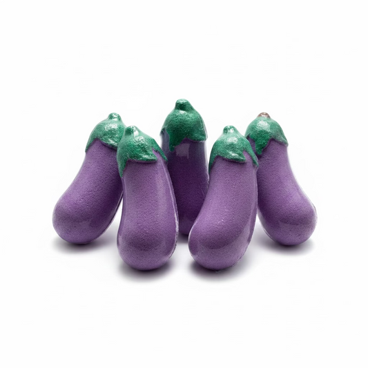 Jasmine Vanilla Eggplant Bath Bomb